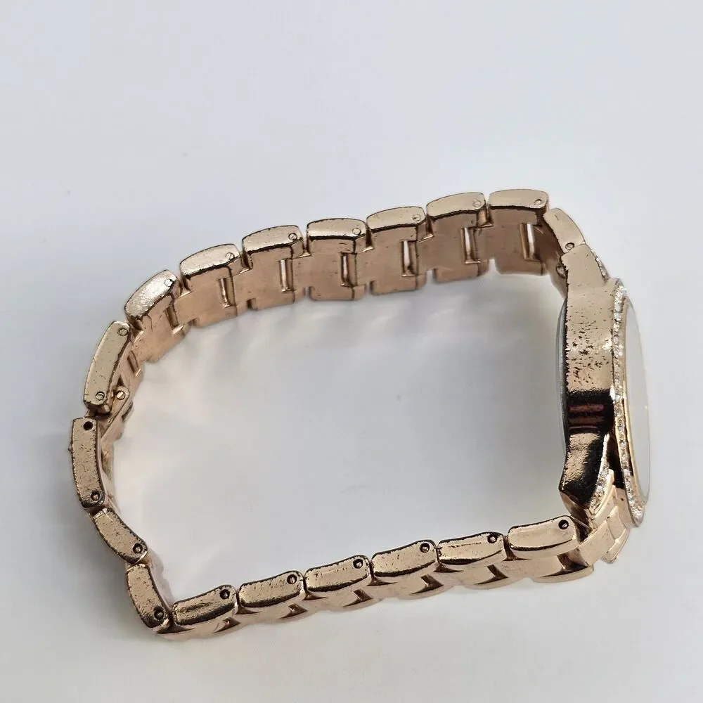 Bell Rose‎ Women's Watch 30MM Gold Dial Gold Bracelet Band 7